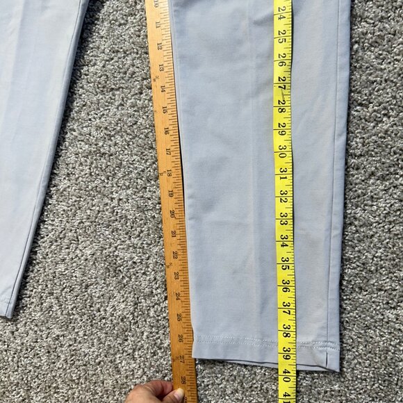 LULU B Womens Sz 14 Light Blue Pull-On Straight Leg Pants - Picture 6 of 8